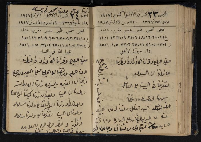 Abdel-Rahman al-Haj Ibrahim Diaries, Tulkarm, 1947