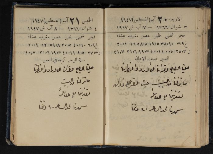 Abdel-Rahman al-Haj Ibrahim Diaries, Tulkarm, 1947