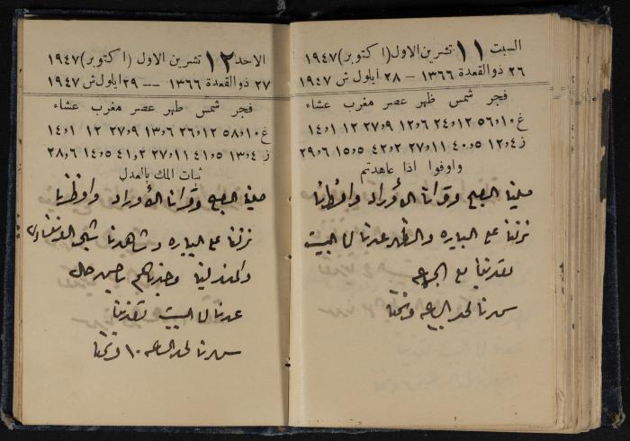 Abdel-Rahman al-Haj Ibrahim Diaries, Tulkarm, 1947