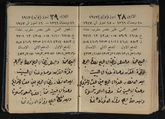 Abdel-Rahman al-Haj Ibrahim Diaries, Tulkarm, 1947