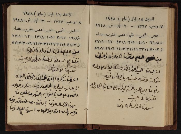 Abdel-Rahman al-Haj Ibrahim Diaries, Tulkarm, 1948