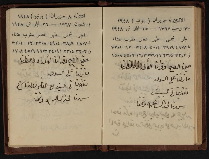 Abdel-Rahman al-Haj Ibrahim Diaries, Tulkarm, 1948