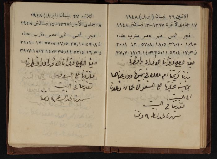 Abdel-Rahman al-Haj Ibrahim Diaries, Tulkarm, 1948