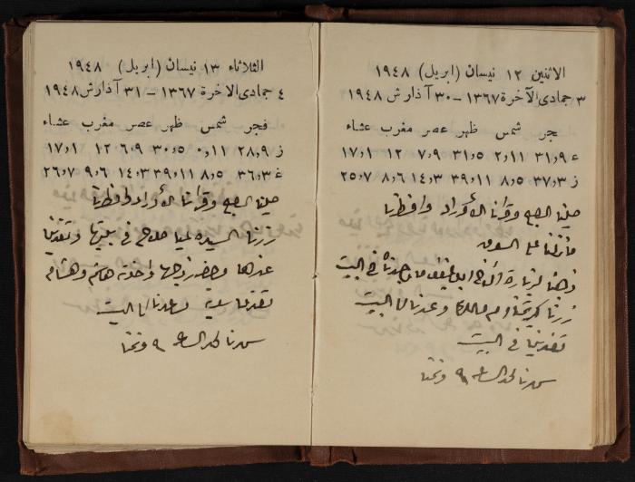 Abdel-Rahman al-Haj Ibrahim Diaries, Tulkarm, 1948