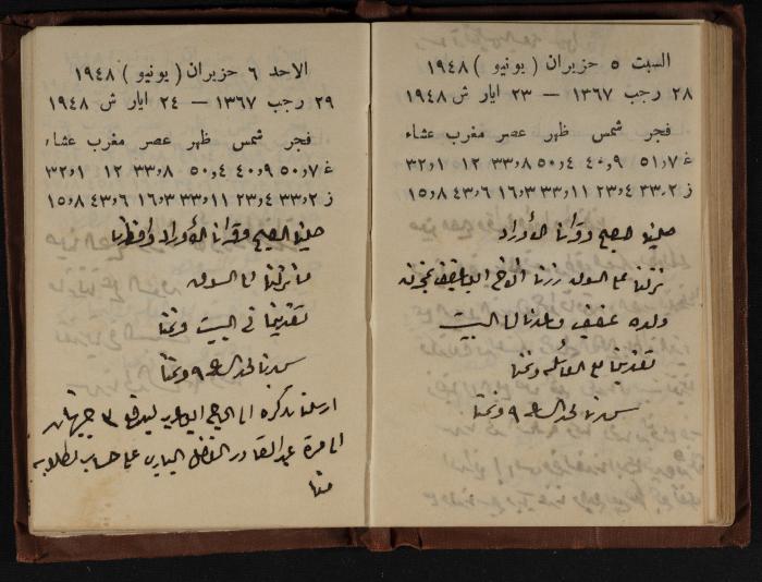 Abdel-Rahman al-Haj Ibrahim Diaries, Tulkarm, 1948