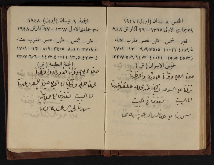 Abdel-Rahman al-Haj Ibrahim Diaries, Tulkarm, 1948