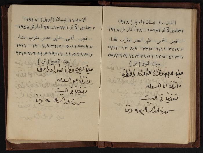 Abdel-Rahman al-Haj Ibrahim Diaries, Tulkarm, 1948