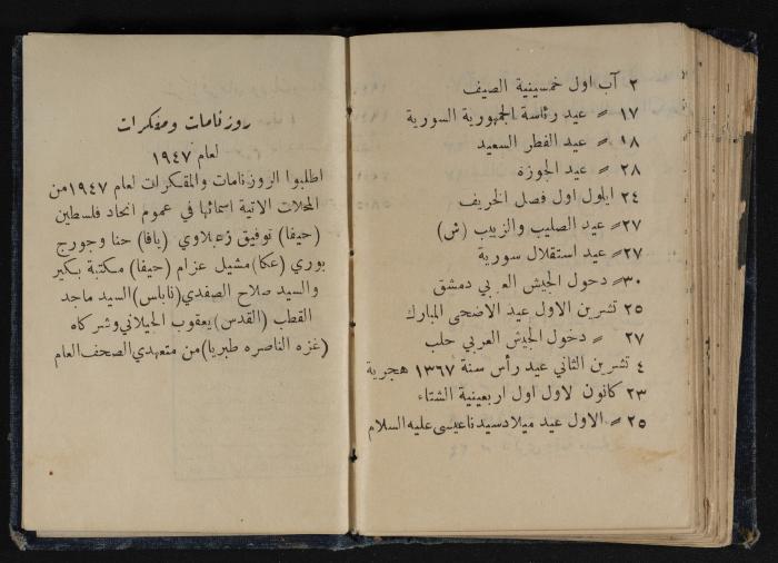 Abdel-Rahman al-Haj Ibrahim Diaries, Tulkarm, 1947