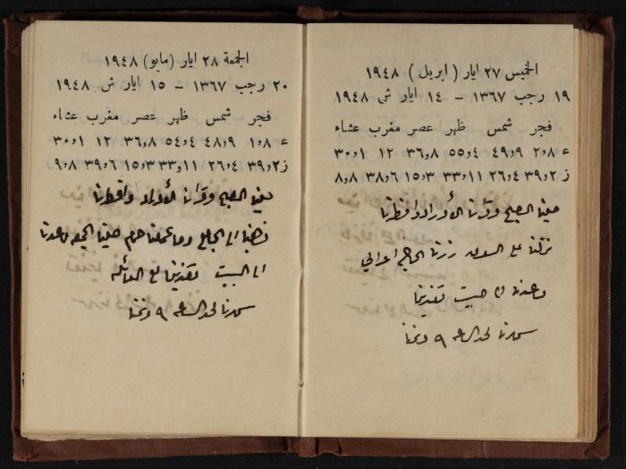 Abdel-Rahman al-Haj Ibrahim Diaries, Tulkarm, 1948
