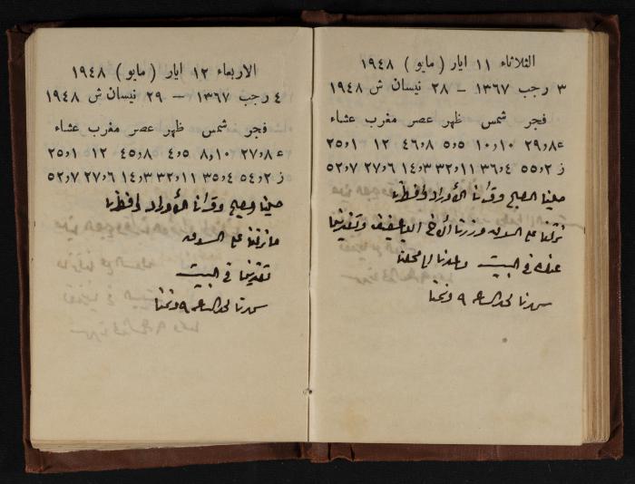 Abdel-Rahman al-Haj Ibrahim Diaries, Tulkarm, 1948