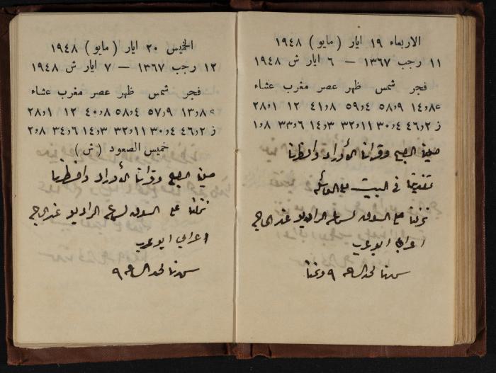 Abdel-Rahman al-Haj Ibrahim Diaries, Tulkarm, 1948