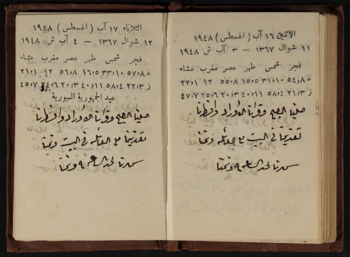 Abdel-Rahman al-Haj Ibrahim Diaries, Tulkarm, 1948