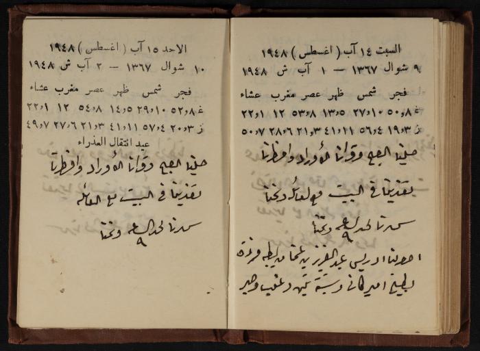 Abdel-Rahman al-Haj Ibrahim Diaries, Tulkarm, 1948