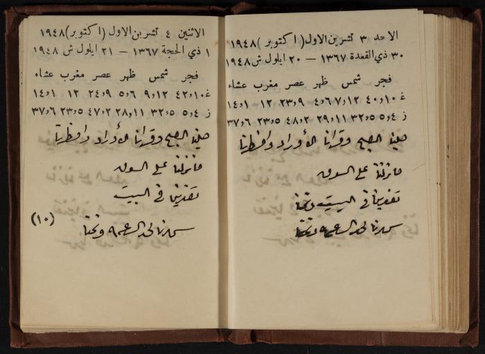 Abdel-Rahman al-Haj Ibrahim Diaries, Tulkarm, 1948