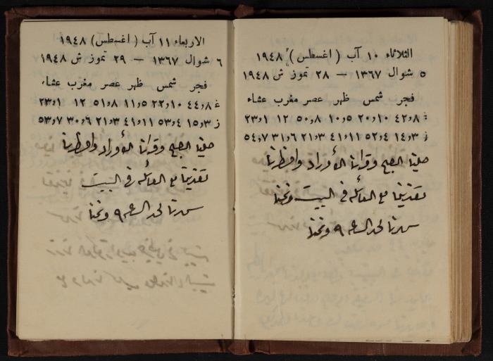 Abdel-Rahman al-Haj Ibrahim Diaries, Tulkarm, 1948