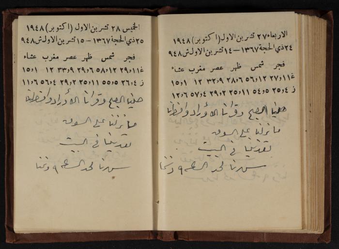 Abdel-Rahman al-Haj Ibrahim Diaries, Tulkarm, 1948