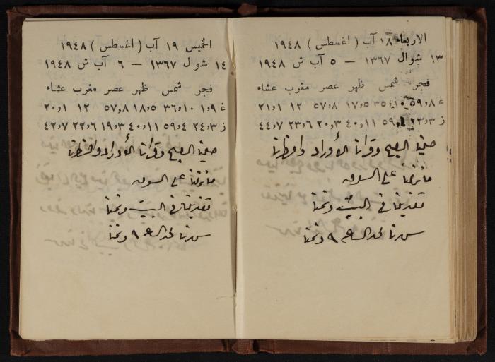 Abdel-Rahman al-Haj Ibrahim Diaries, Tulkarm, 1948