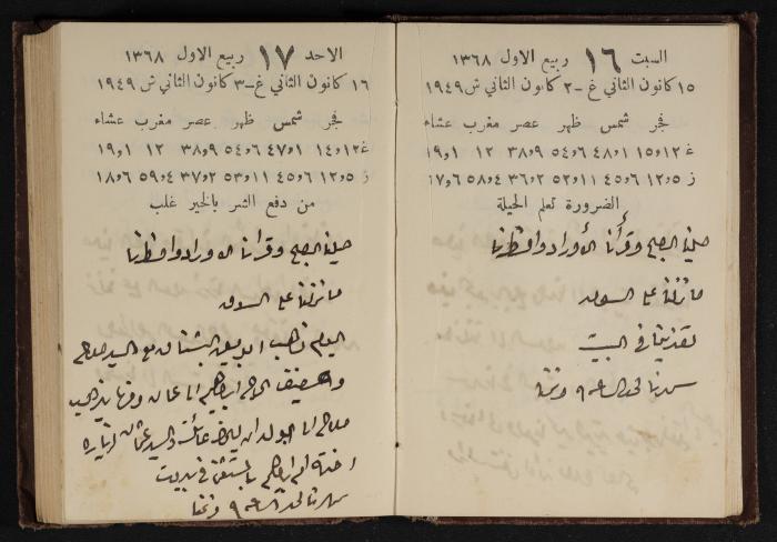 Abdel-Rahman al-Haj Ibrahim Diaries, Tulkarm, 1948-1949