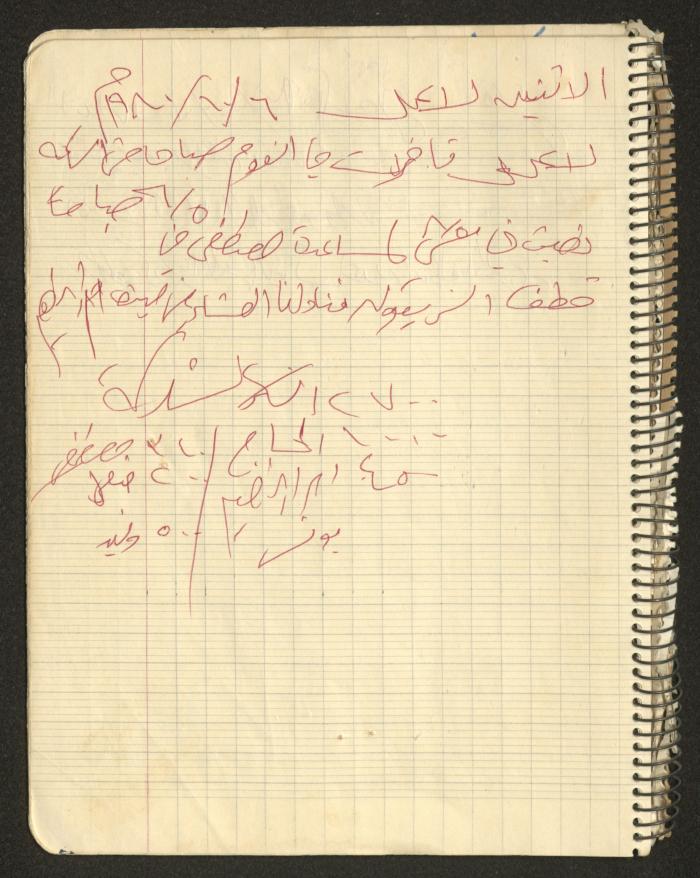 يوميات محمود خريشة، ذنابة- طولكرم، 1980