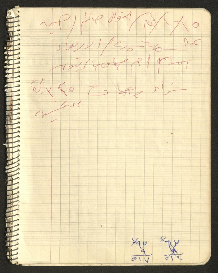 يوميات محمود خريشة، ذنابة- طولكرم، 1980