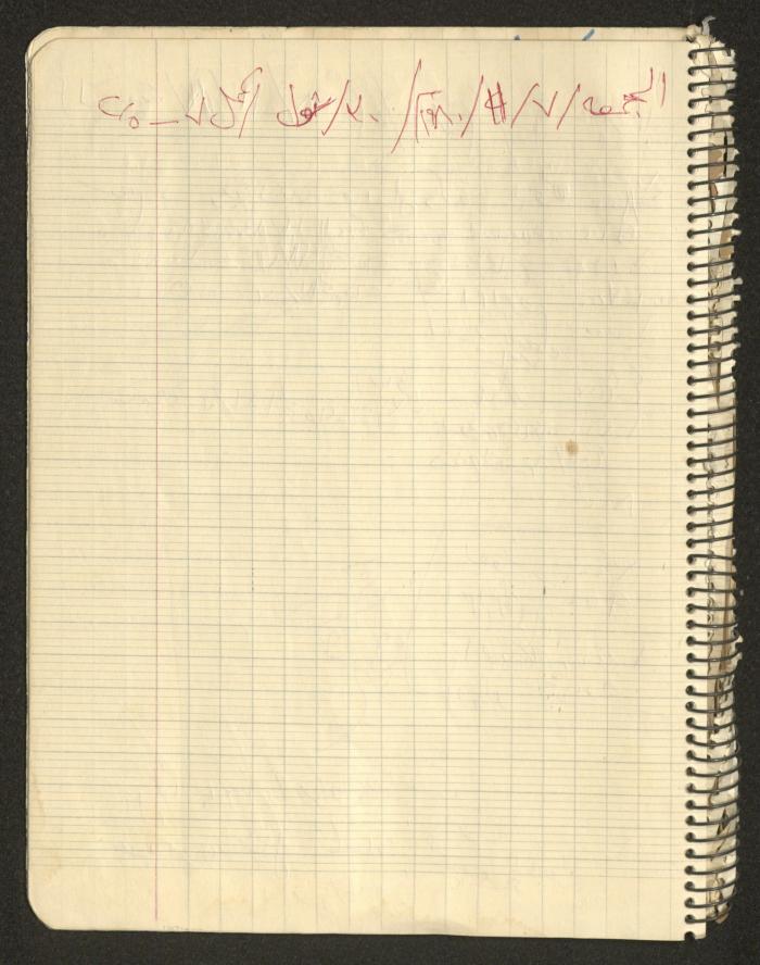 يوميات محمود خريشة، ذنابة- طولكرم، 1980