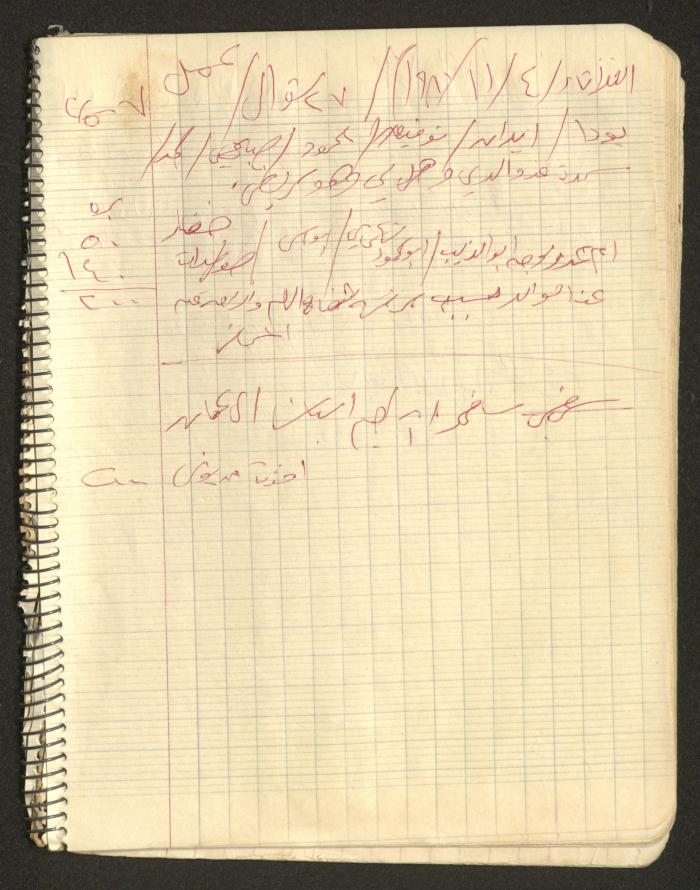 يوميات محمود خريشة، ذنابة- طولكرم، 1980