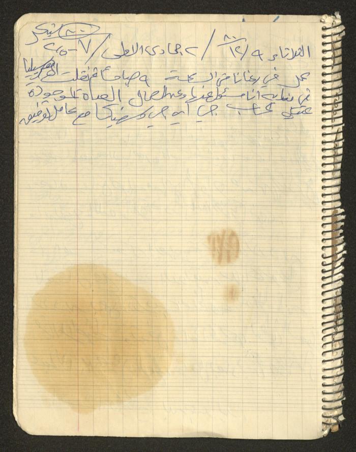 يوميات محمود خريشة، ذنابة- طولكرم، 1980