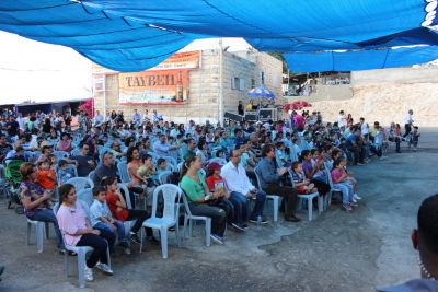 A Glimpse of a Performance by the Palestinian Circus School at the Taybeh Festival