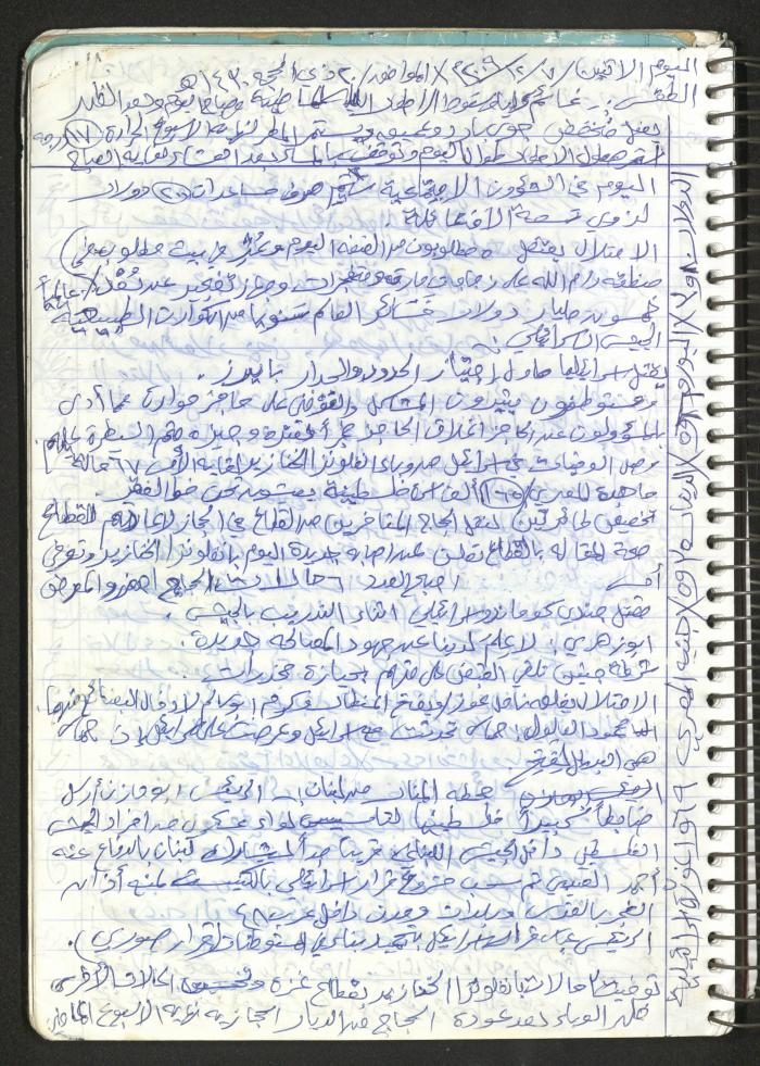 Mahmoud Khreisheh Diaries, Thinnaba- Tulkarm, 2009