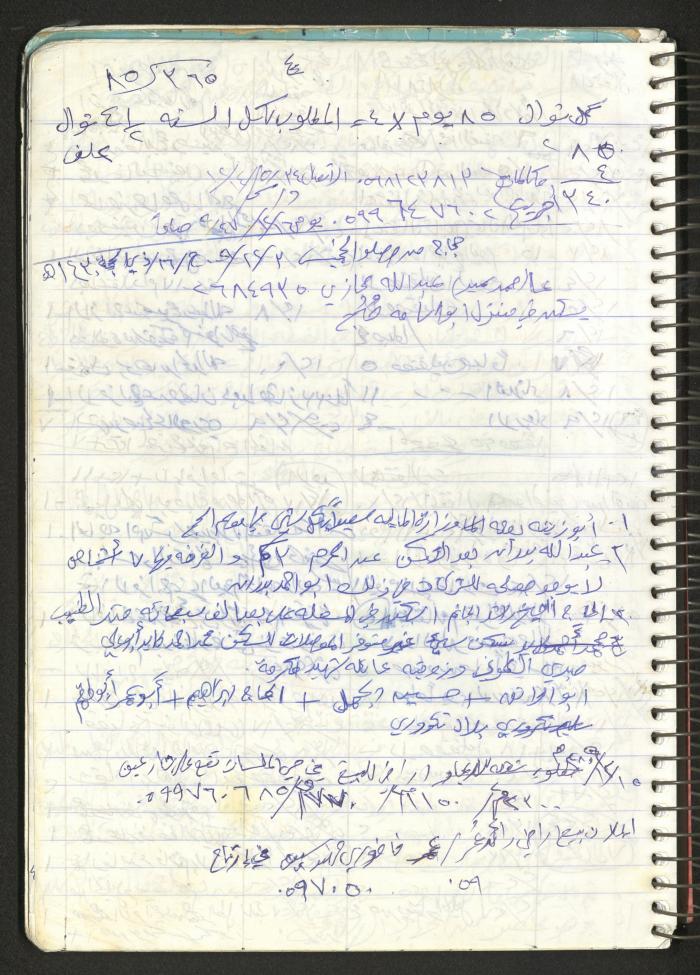 Mahmoud Khreisheh Diaries, Thinnaba- Tulkarm, 2009