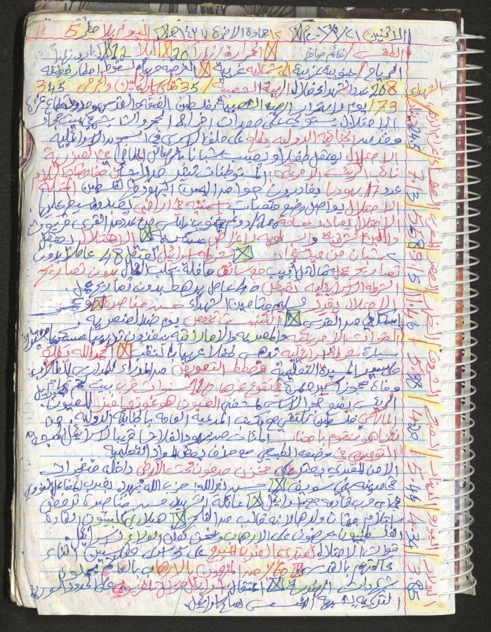 Mahmoud Khreisheh Diaries, Thinnaba- Tulkarm, 2016