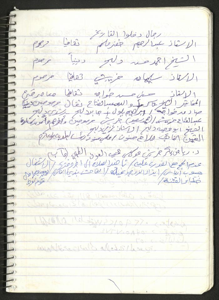 Mahmoud Khreisheh Diaries, Thinnaba- Tulkarm, 2009
