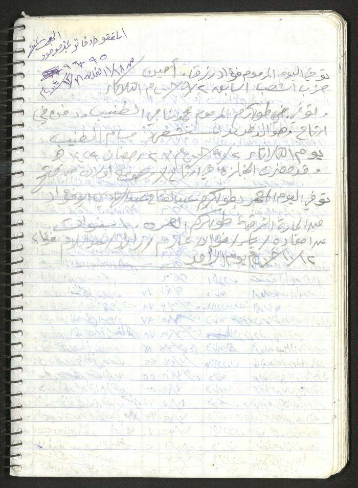 Mahmoud Khreisheh Diaries, Thinnaba- Tulkarm, 2009