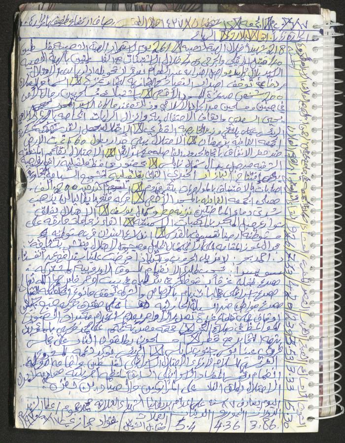 Mahmoud Khreisheh Diaries, Thinnaba- Tulkarm, 2016