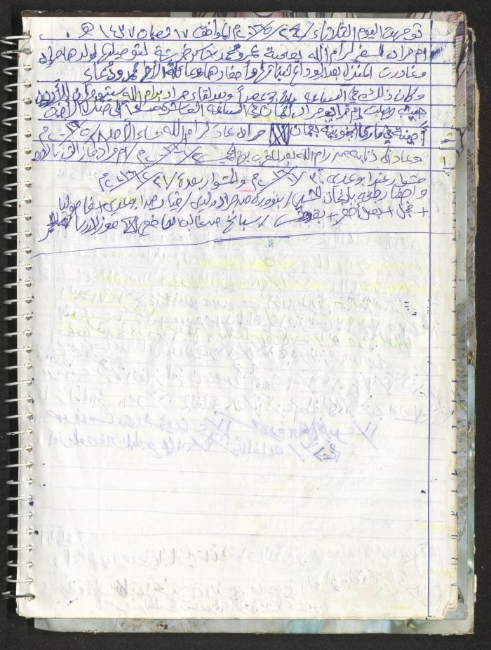 Mahmoud Khreisheh Diaries, Thinnaba- Tulkarm, 2016