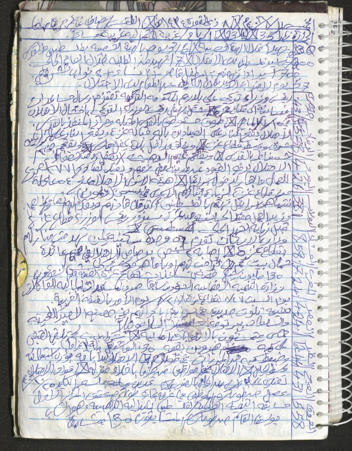 Mahmoud Khreisheh Diaries, Thinnaba- Tulkarm, 2016