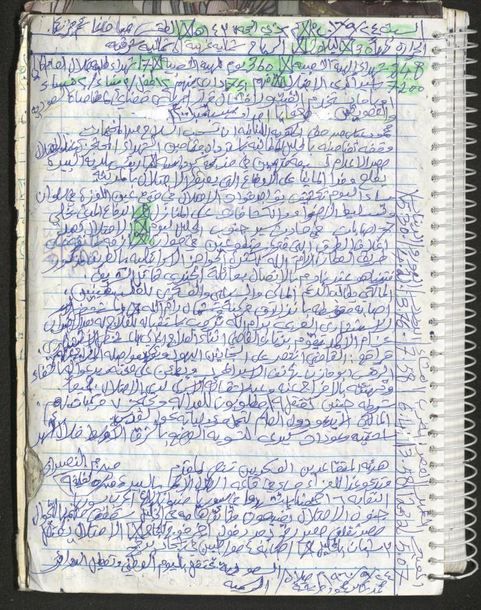 Mahmoud Khreisheh Diaries, Thinnaba- Tulkarm, 2016