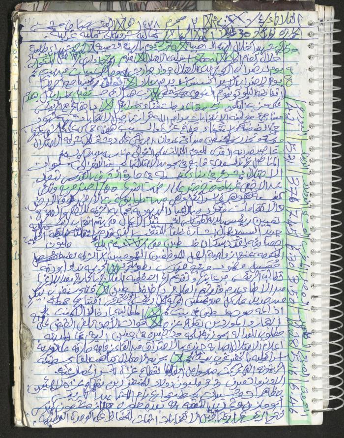 Mahmoud Khreisheh Diaries, Thinnaba- Tulkarm, 2016