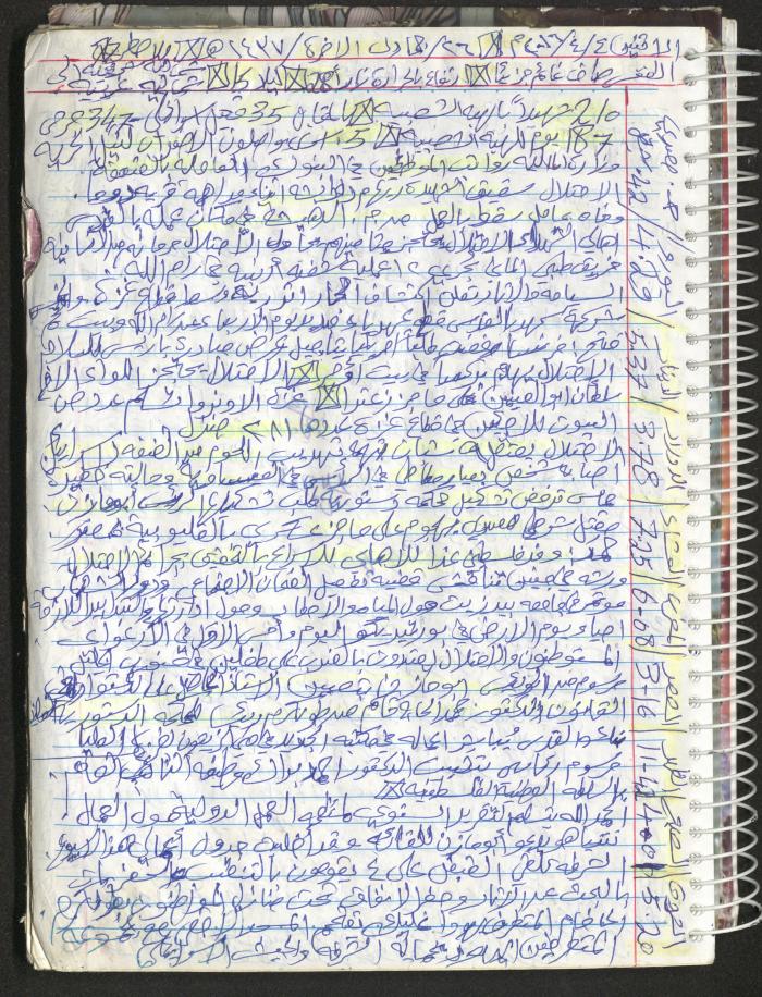 Mahmoud Khreisheh Diaries, Thinnaba- Tulkarm, 2016