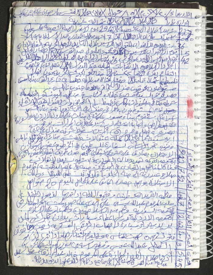 Mahmoud Khreisheh Diaries, Thinnaba- Tulkarm, 2016