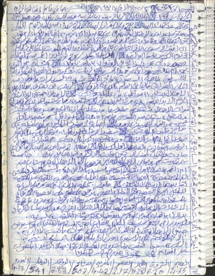Mahmoud Khreisheh Diaries, Thinnaba- Tulkarm, 2016