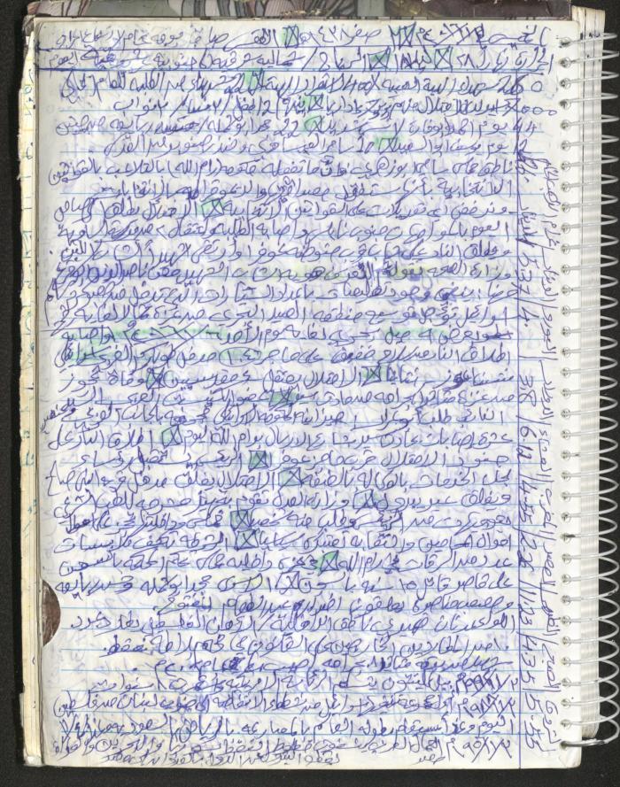 Mahmoud Khreisheh Diaries, Thinnaba- Tulkarm, 2016