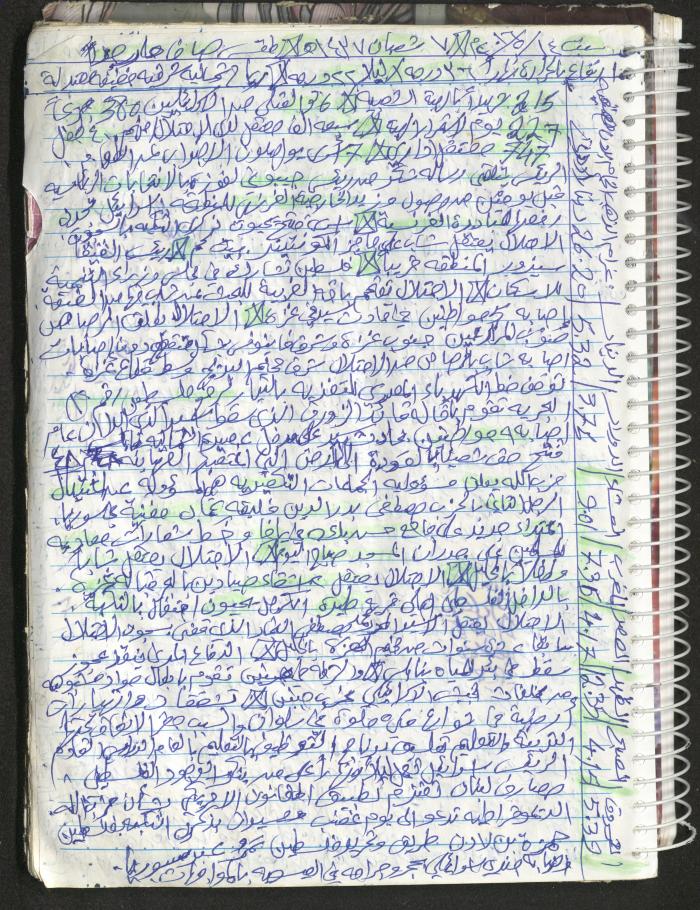 Mahmoud Khreisheh Diaries, Thinnaba- Tulkarm, 2016