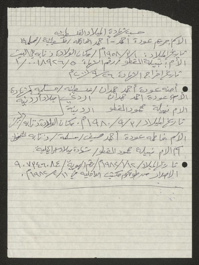 Mahmoud Khreisheh Diaries, Thinnaba- Tulkarm, 2016