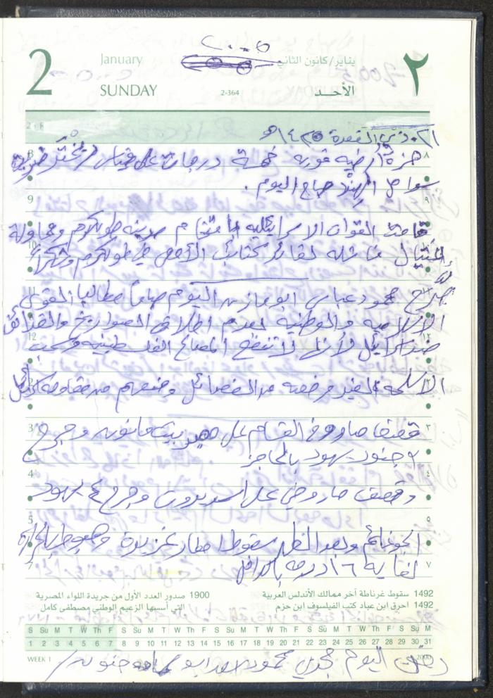 Mahmoud Khreisheh Diaries, Thinnaba- Tulkarm, 2005 