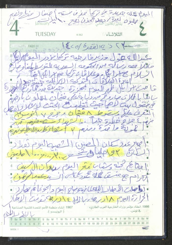 Mahmoud Khreisheh Diaries, Thinnaba- Tulkarm, 2005 