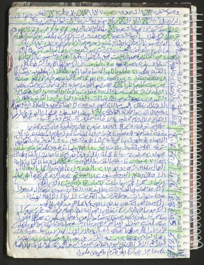 Mahmoud Khreisheh Diaries, Thinnaba- Tulkarm, 2016