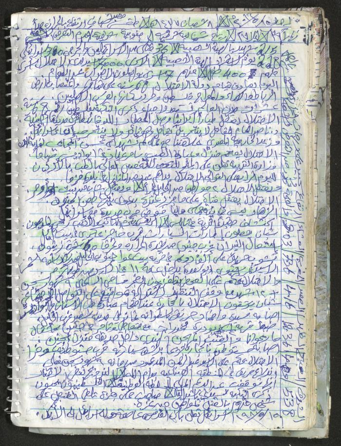 Mahmoud Khreisheh Diaries, Thinnaba- Tulkarm, 2016