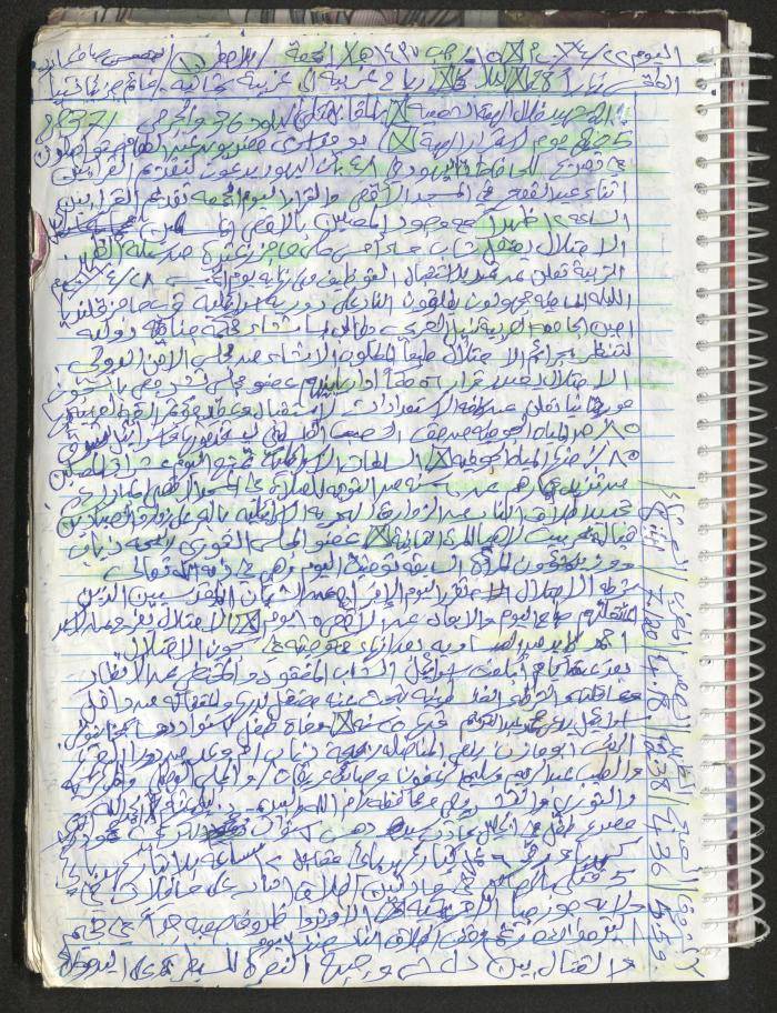 Mahmoud Khreisheh Diaries, Thinnaba- Tulkarm, 2016