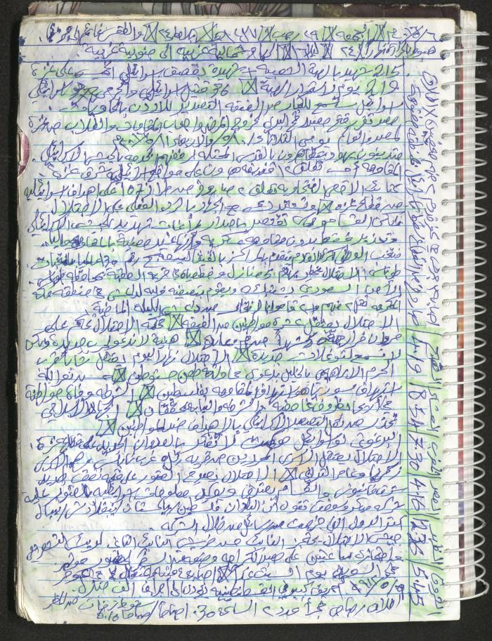 Mahmoud Khreisheh Diaries, Thinnaba- Tulkarm, 2016